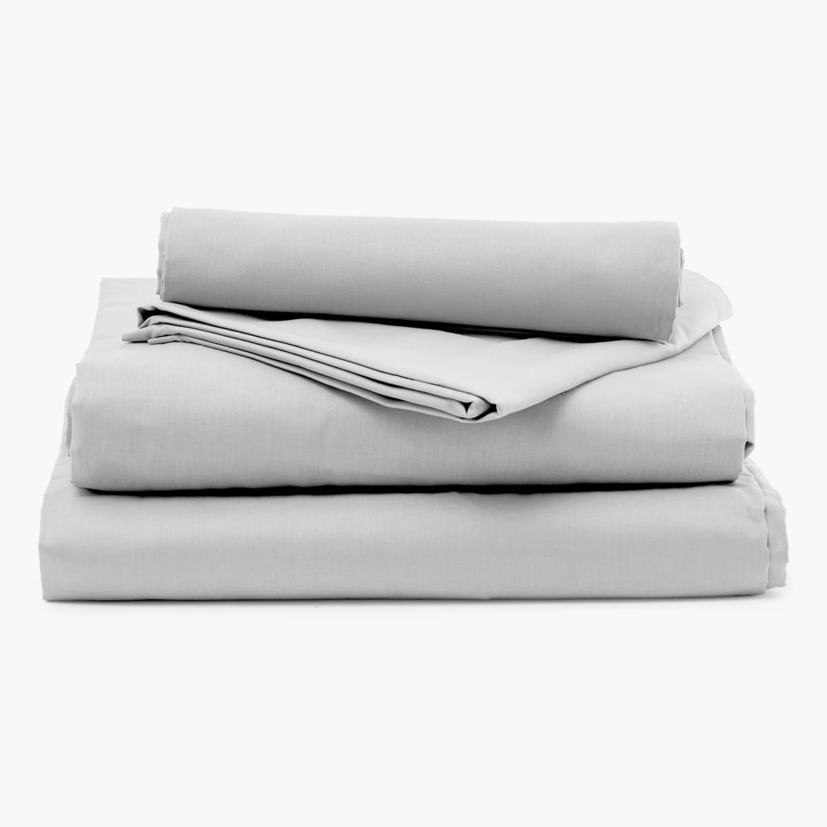 Intrecci Home Completo Lenzuola Matrimoniale, Set Lenzuola in Puro Cotone, Lenzuolo sopra 260x300cm + Lenzuolo sotto 180x200+30cm + 2 federe 52x82cm, Made in Italy, Elegante, Confortevole, Tinta Unita Home Shopping Italia