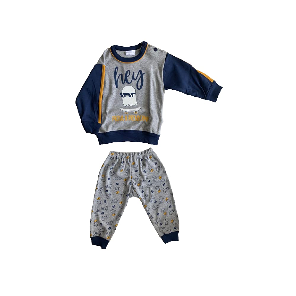 Pigiama da Neonato Spalla Aperta Lungo a Due Pezzi Varie Taglie e Modelli - Primero - Home Shopping Italia