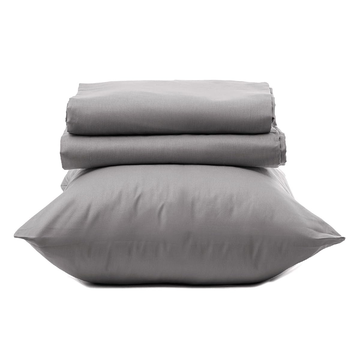 Intrecci Home Completo Lenzuola Matrimoniale, Set Lenzuola in Puro Cotone, Lenzuolo sopra 260x300cm + Lenzuolo sotto 180x200+30cm + 2 federe 52x82cm, Made in Italy, Elegante, Confortevole, Tinta Unita Home Shopping Italia