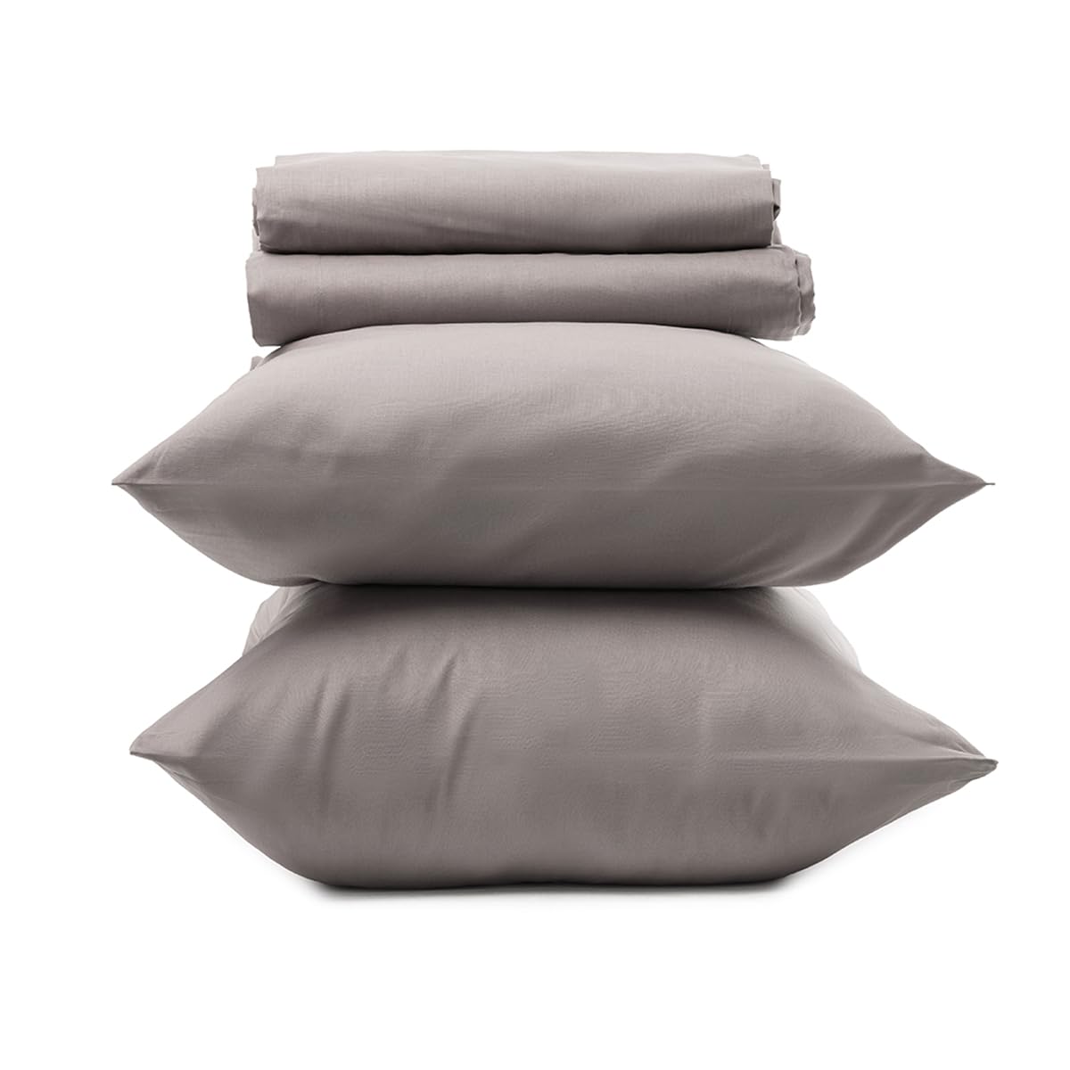 Intrecci Home Completo Lenzuola Matrimoniale, Set Lenzuola in Puro Cotone, Lenzuolo sopra 260x300cm + Lenzuolo sotto 180x200+30cm + 2 federe 52x82cm, Made in Italy, Elegante, Confortevole, Tinta Unita Home Shopping Italia