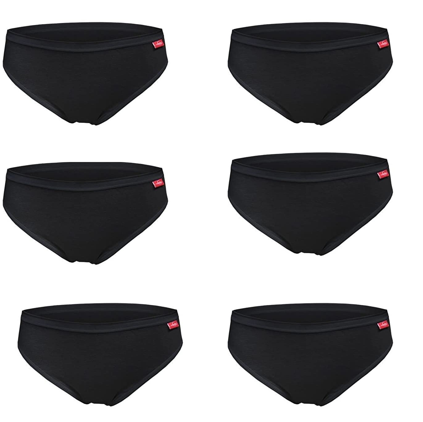 Liabel, 6 Paia di Slip Donna Modello Midi. Art. T25