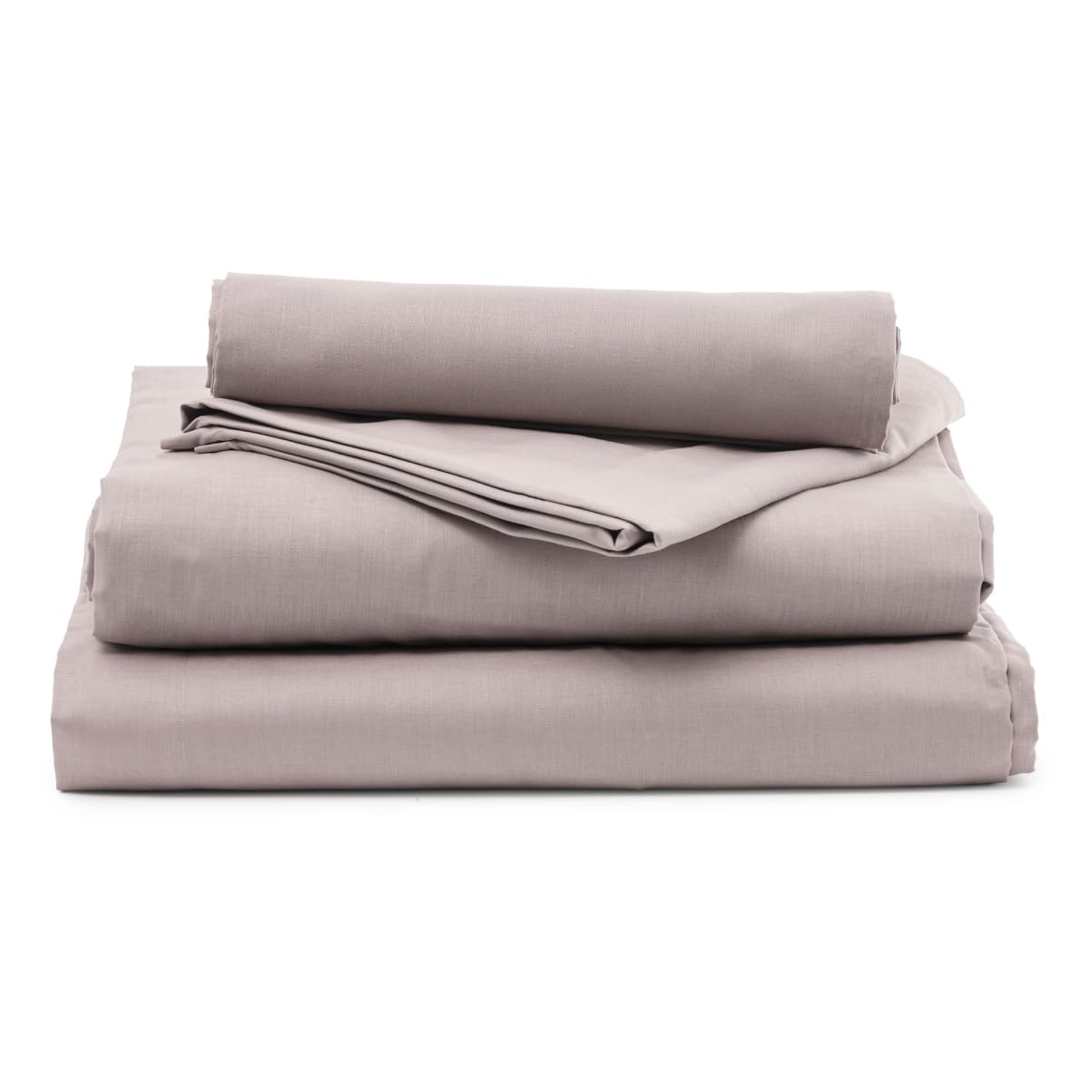 Intrecci Home Completo Lenzuola Matrimoniale, Set Lenzuola in Puro Cotone, Lenzuolo sopra 260x300cm + Lenzuolo sotto 180x200+30cm + 2 federe 52x82cm, Made in Italy, Elegante, Confortevole, Tinta Unita Home Shopping Italia