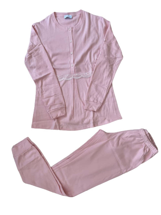Pigiama Lungo e Vestaglia Cotone Interlock Donna Vari Articoli e Fantasie - Ohana - Home Shopping Italia