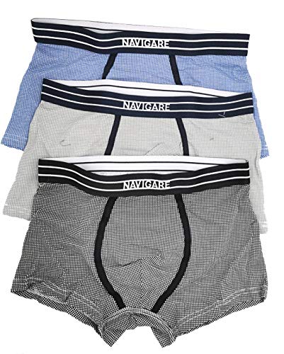 Navigare Boxer Uomo Fantasia e in Cotone Confezione da 6 PZ (5/L, Nero Antracite Jeans 2897) - Home Shopping Italia