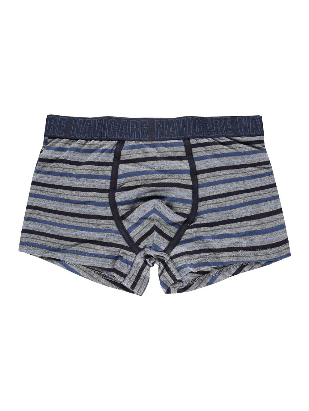 3 Pezzi di Boxer Linea Moda Tinta Unita Fantasia a Righe Forme Geometriche Cotone Elasticizzato Immagine INDICATIVA