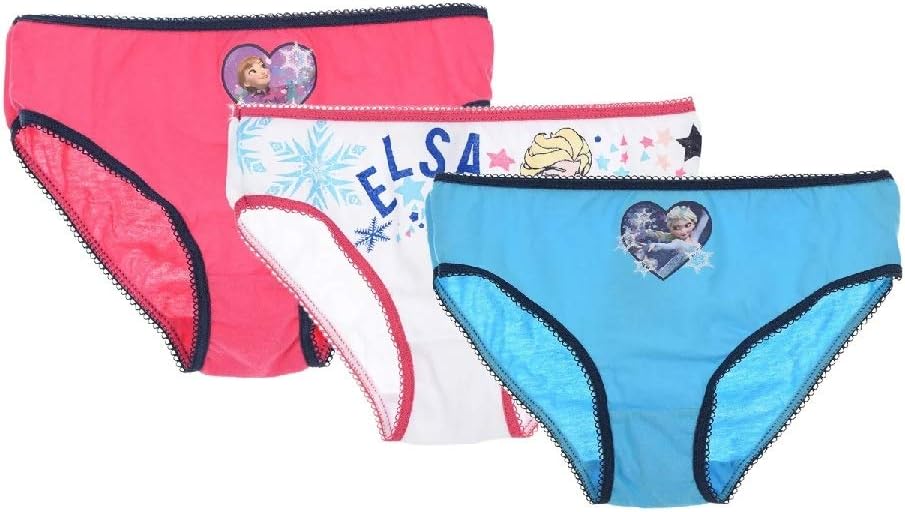 Set Mutandine 3 pz Slip Frozen per Bambina in Cotone Vari Colori Fair (4-5 Anni) Home Shopping Italia