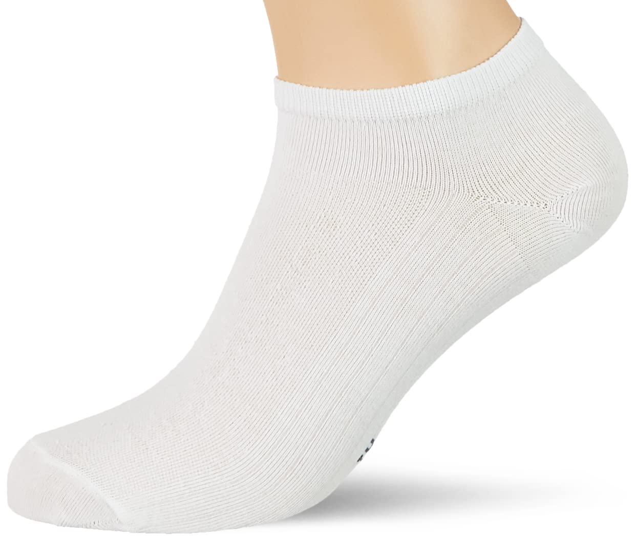 POMPEA Pack 6 Paia Fantasmini Uomo Blu Nero Bianco Cotone