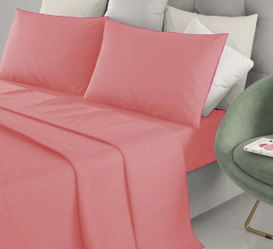 Tessile Shop Completo letto matrimoniale 100% COTONE VARI COLORI - Home Shopping Italia