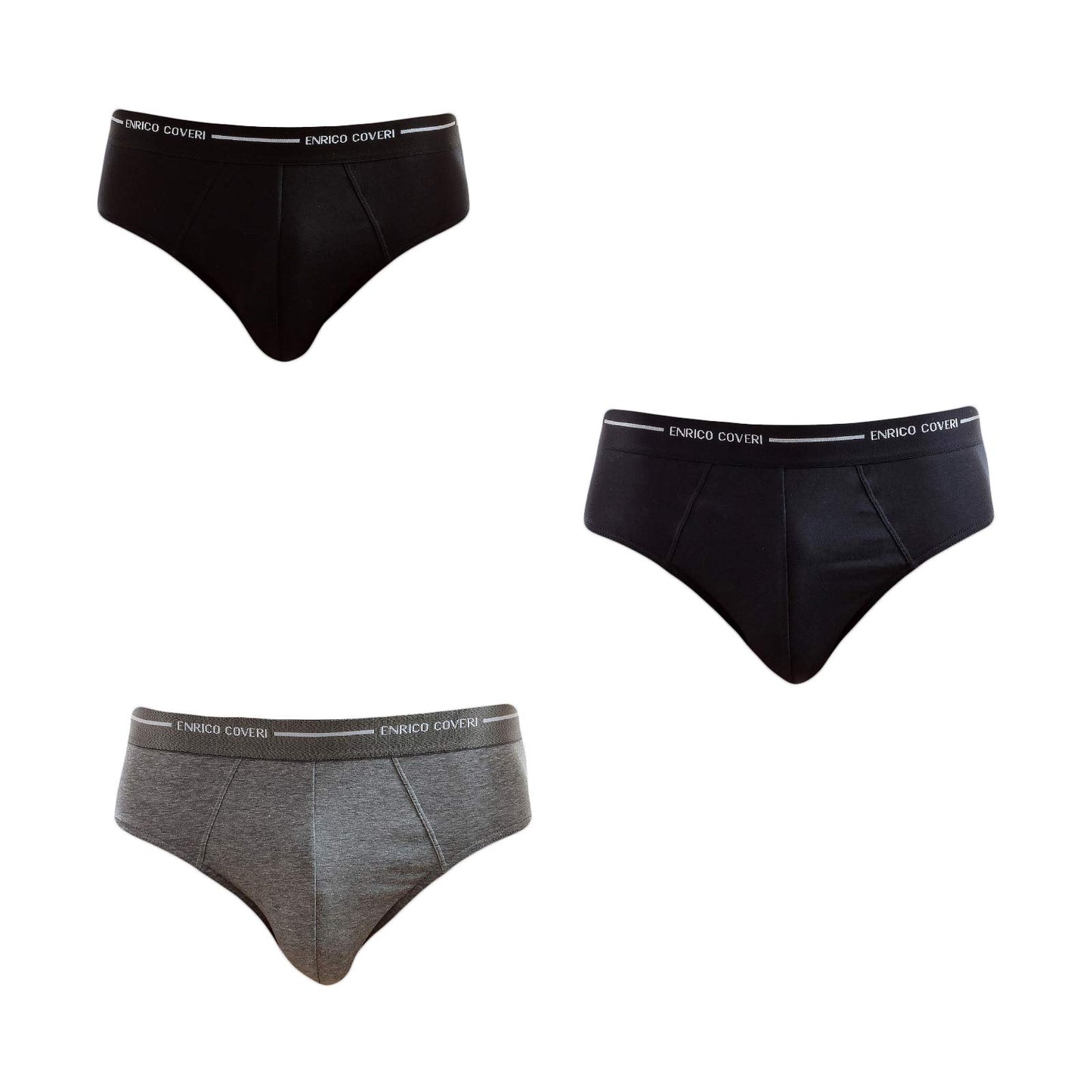 Enrico Coveri ES1000 Slip Uomo Offerta 6 PEZZI BIELASTICO Elastico EST. Mutande Uomo - Home Shopping Italia