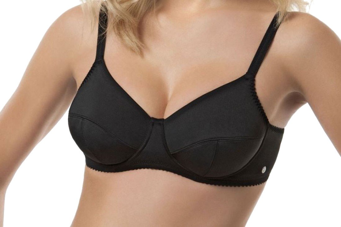 SÌèLEI, Reggiseno Francese con Ferretto, Realizzato in Microfibra Compatta e Contenitiva, Coppe Foderate in Cotone, Spalline Regolabili, Designed in Italy - Home Shopping Italia