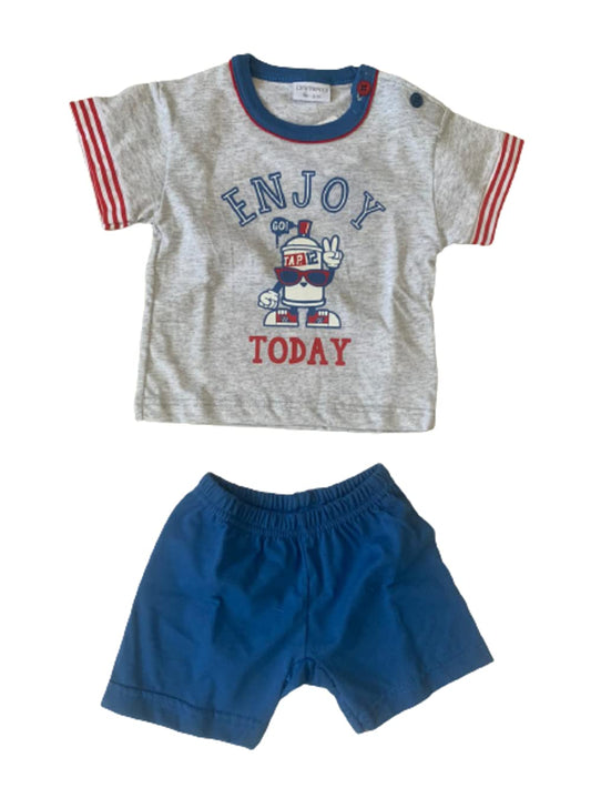 Pigiama Neonato Due Pezzi in Cotone Varie Taglie e Modelli - Primero - Home Shopping Italia