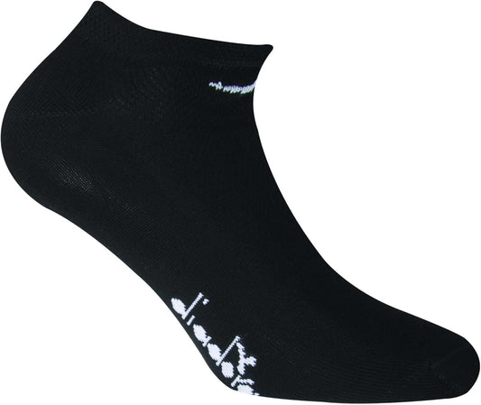 Diadora Calzini unisex da sneaker, confezione da 6 pezzi, cotone mercerizzato, logo, tinta unita - Home Shopping Italia