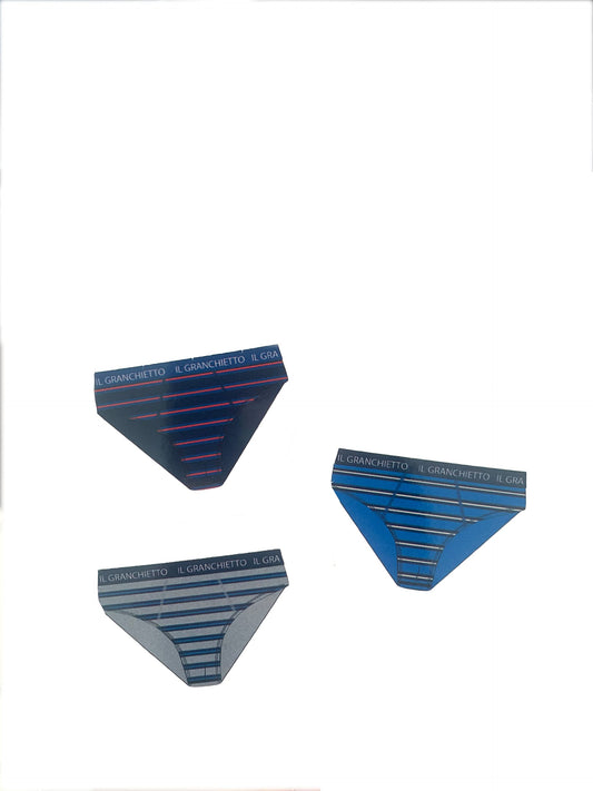 Generic Confezione Slip da Bambino e Ragazzo in Cotone a 6 o 12 Pezzi in colorazioni e Modelli Assortiti Taglie a Scelta - Il Granchietto - Home Shopping Italia