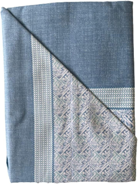 Completo lenzuola singolo cotone Linea Alba (Azzurro (Fantasia Astratta)) - Home Shopping Italia