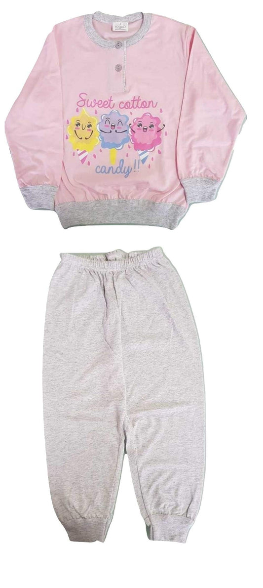 Sogno Sondesto Pigiama Bimba Ragazza Lungo Due Pezzi Cotone Jersey Vari Articoli - Home Shopping Italia