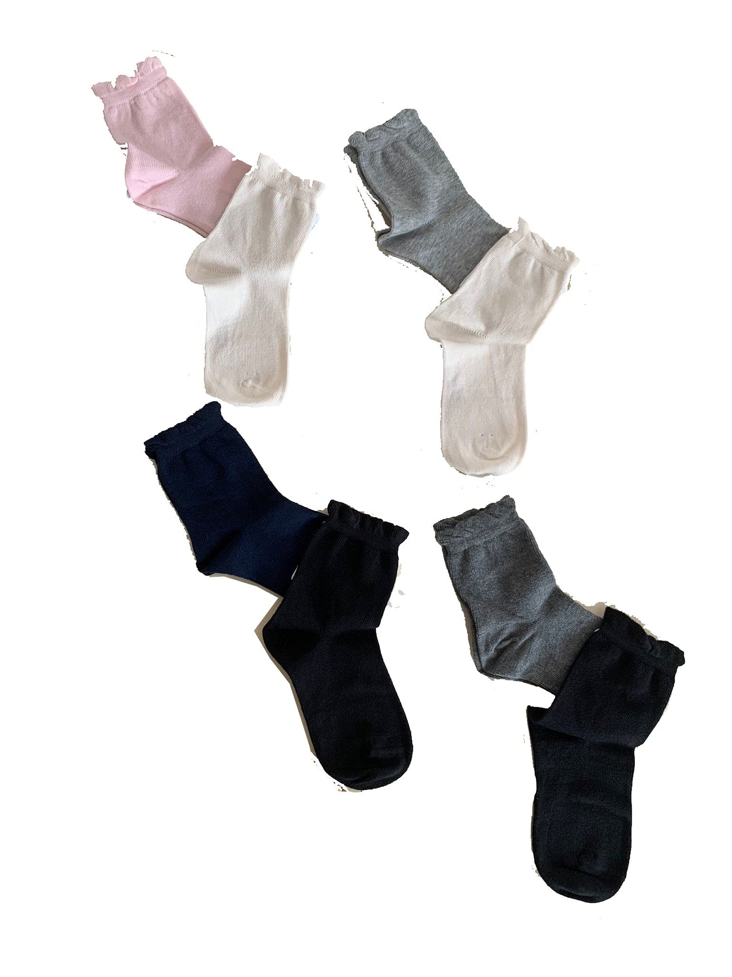 6 Paia di Calzini in Caldo Cotone da Bambina Vari Modelli e Taglie - Home Shopping Italia