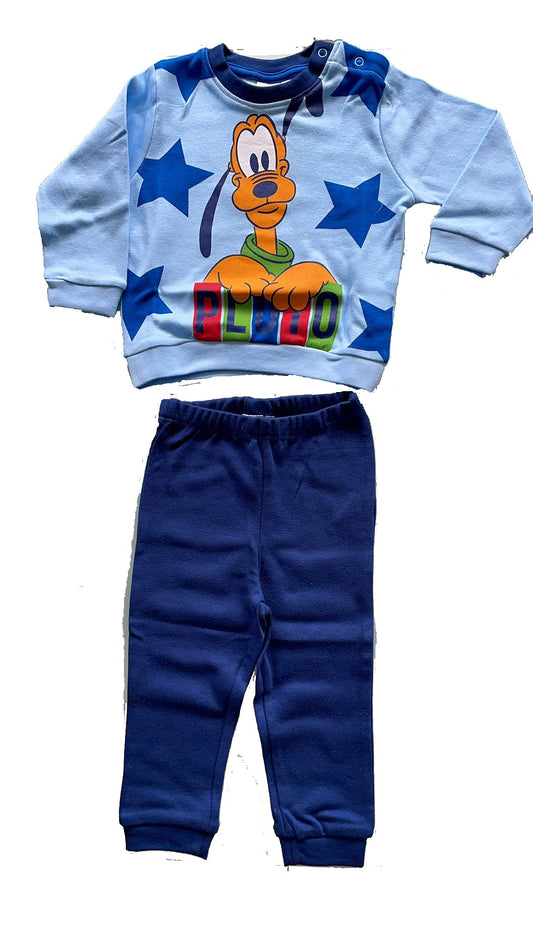 Pigiama neonato invernale lungo due pezzi varie taglie e modelli - Topolino - Home Shopping Italia