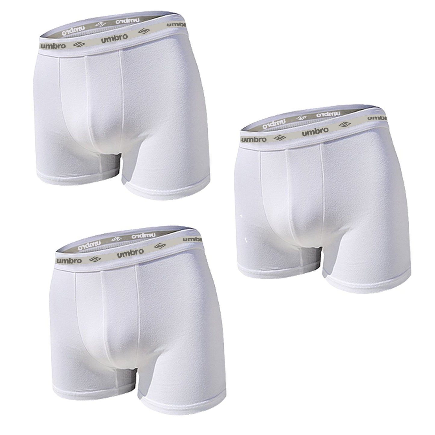 Umbro Set 3 Pezzi Boxer Uomo in Cotone Elasticizzato Art. 701 - Home Shopping Italia
