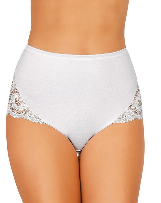 JADEA - CULOTTA Pizzo Art. 07 - Confezione da 6 Pezzi - Disponibile nei Colori Bianco e Nero - Home Shopping Italia