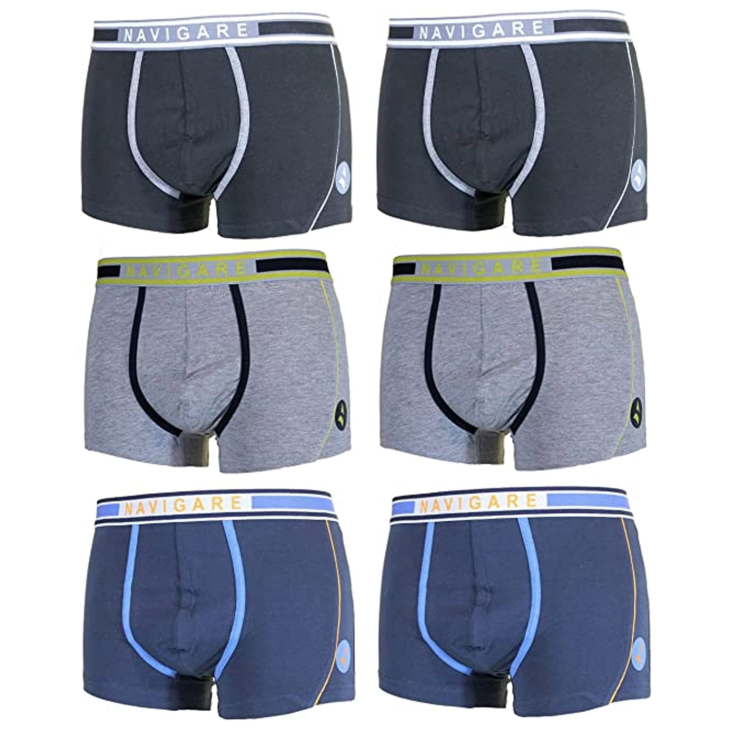 Navigare Boxer (Pacco da 6) Uomo