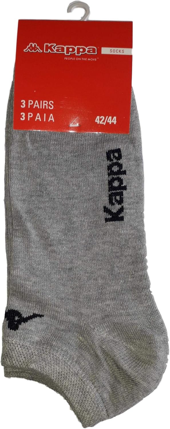 Kappa 6 paia calzini fantasmini invisibili sneakers in cotone modello unisex vari assortimenti. Home Shopping Italia