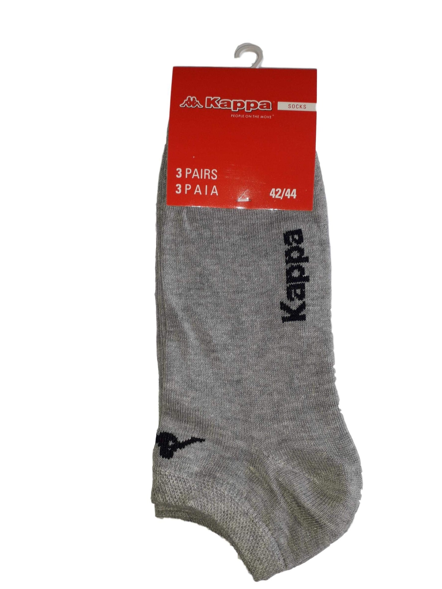 Kappa 6 paia calzini fantasmini invisibili sneakers in cotone modello unisex vari assortimenti.