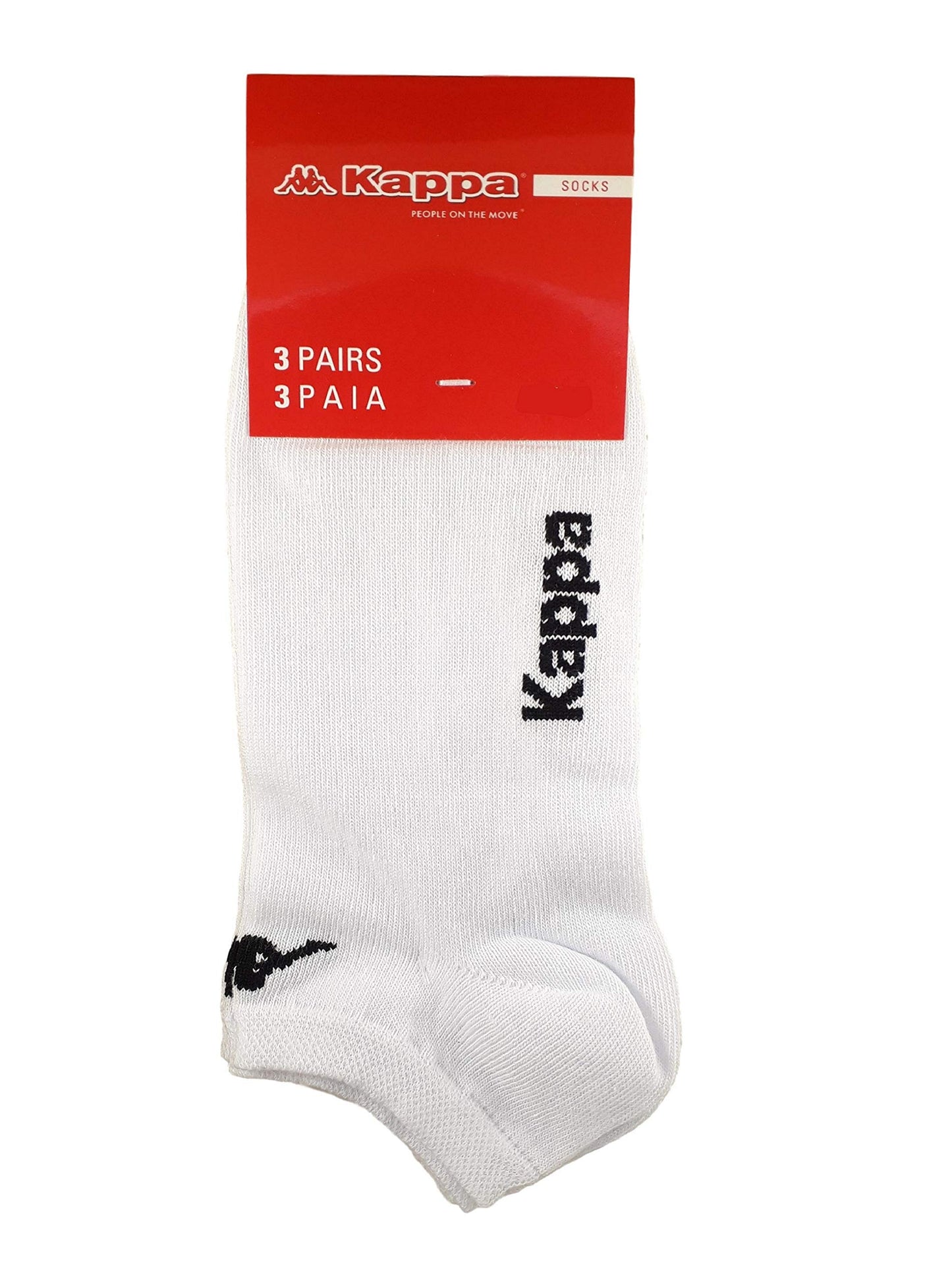 Kappa 6 Paia Calzini Fantasmini in cotone Unisex