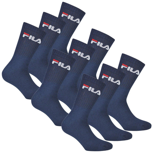 FILA 6 paia di calzini unisex in spugna con logo in vita, confezione da 3 - Home Shopping Italia