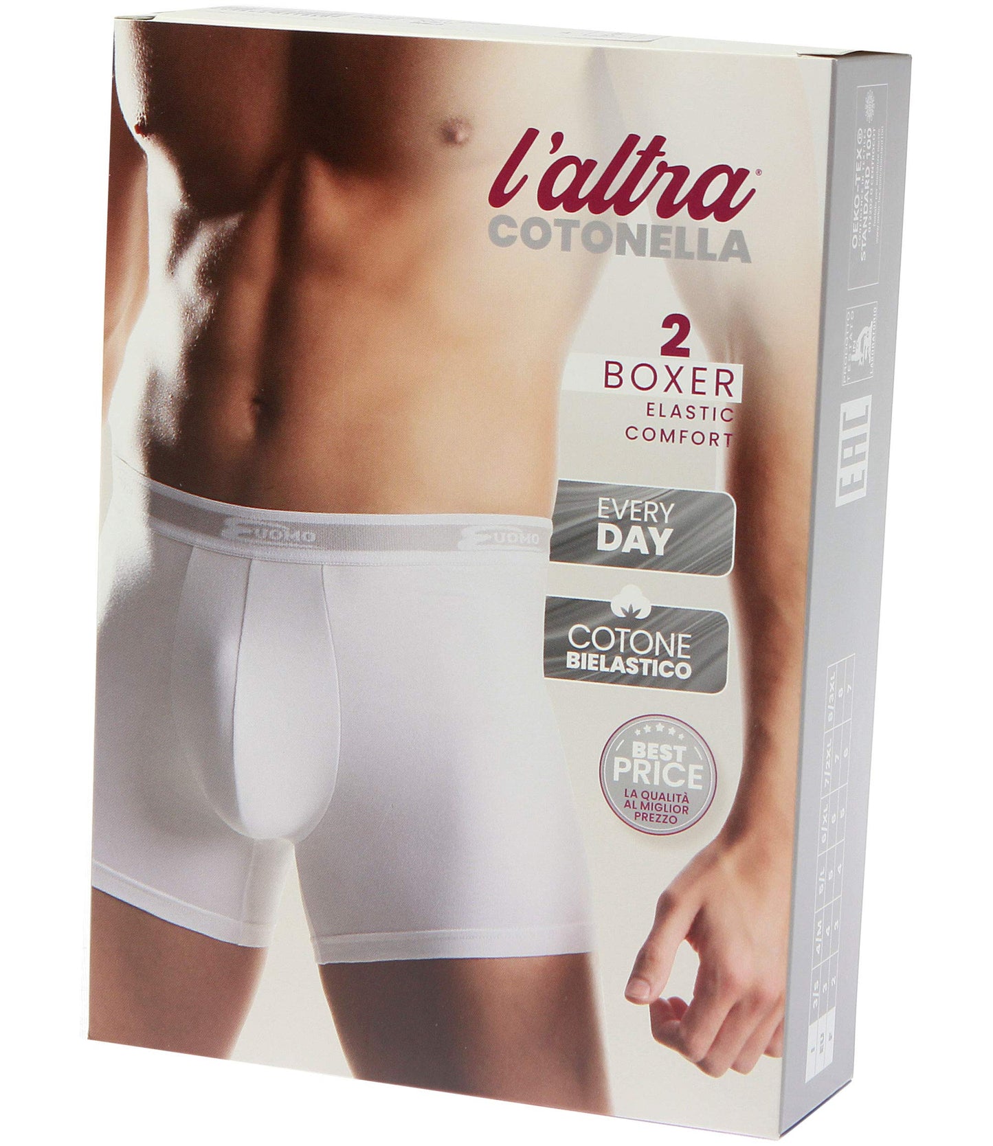 Cotonella - Boxer Uomo 2384/0001 6 Pezzi