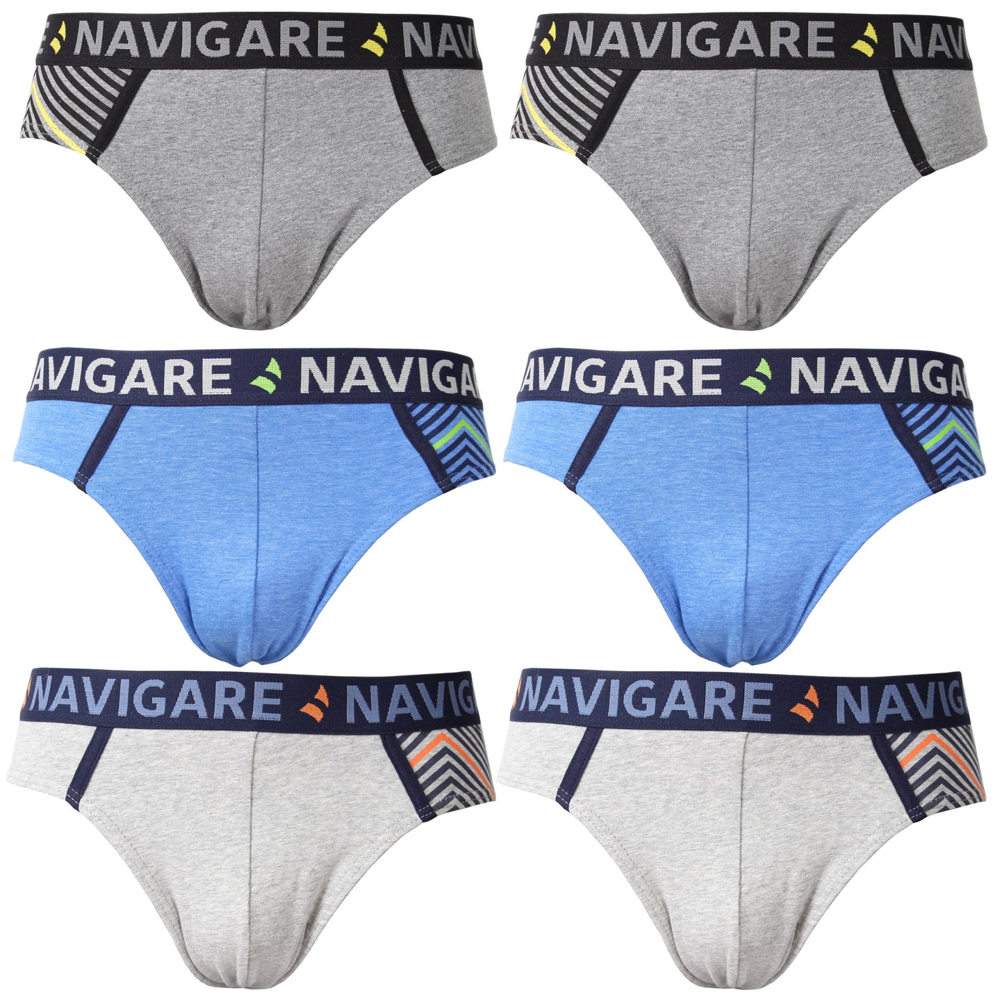 Navigare Slip (Pacco da 6) Uomo