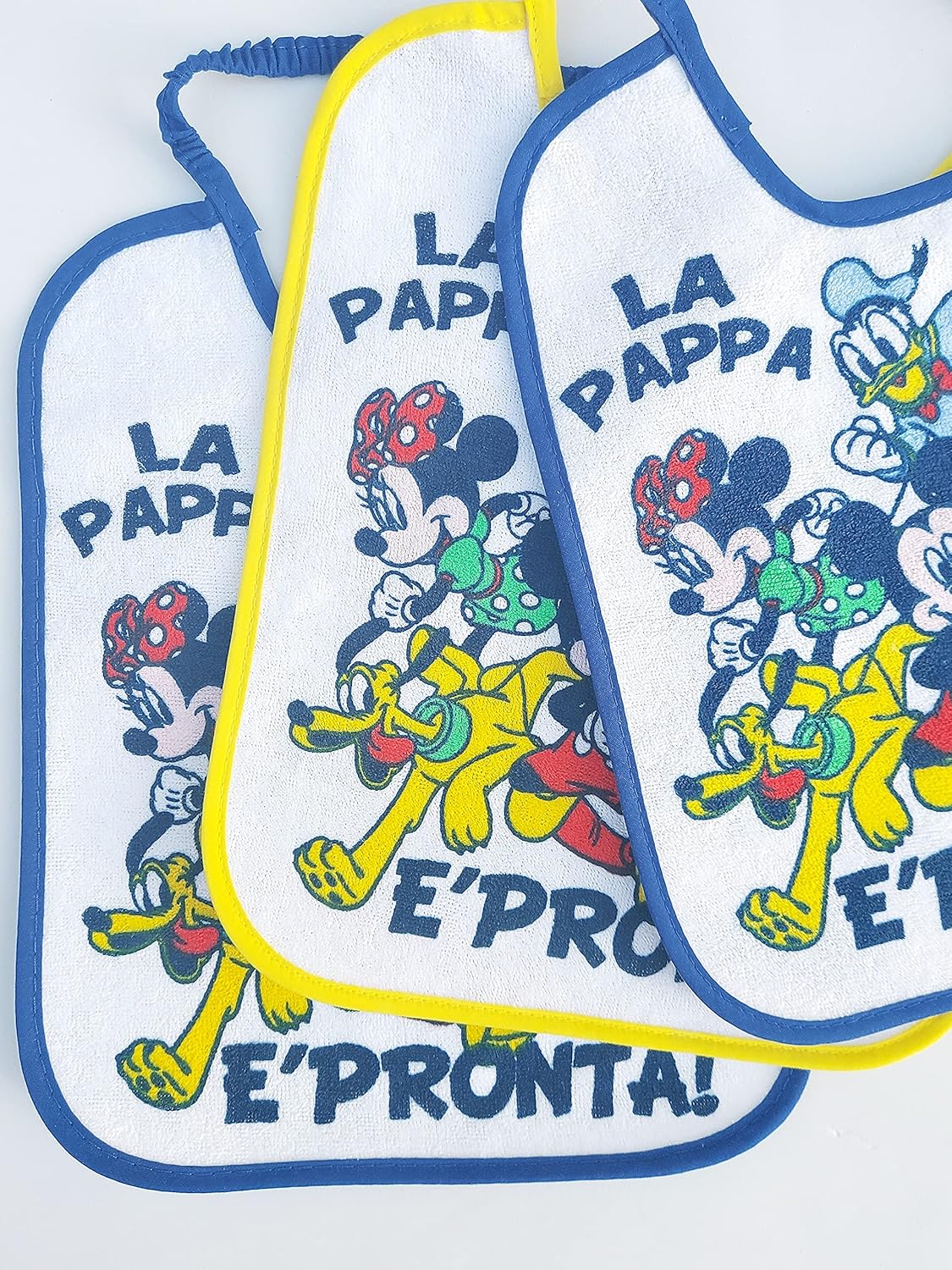 Set 6 bavaglini lunghi Disney fantasie assortite (Topolino) Home Shopping Italia