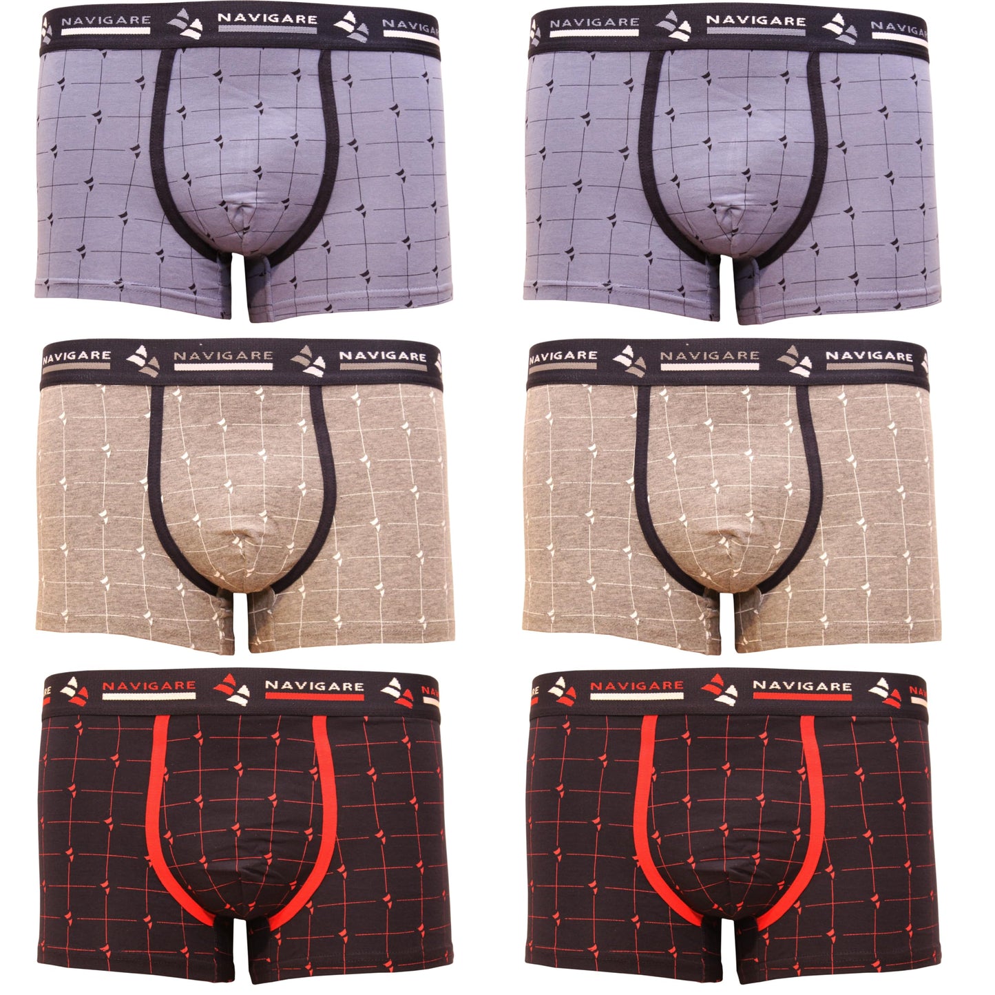 Navigare Boxer (Pacco da 6) Uomo