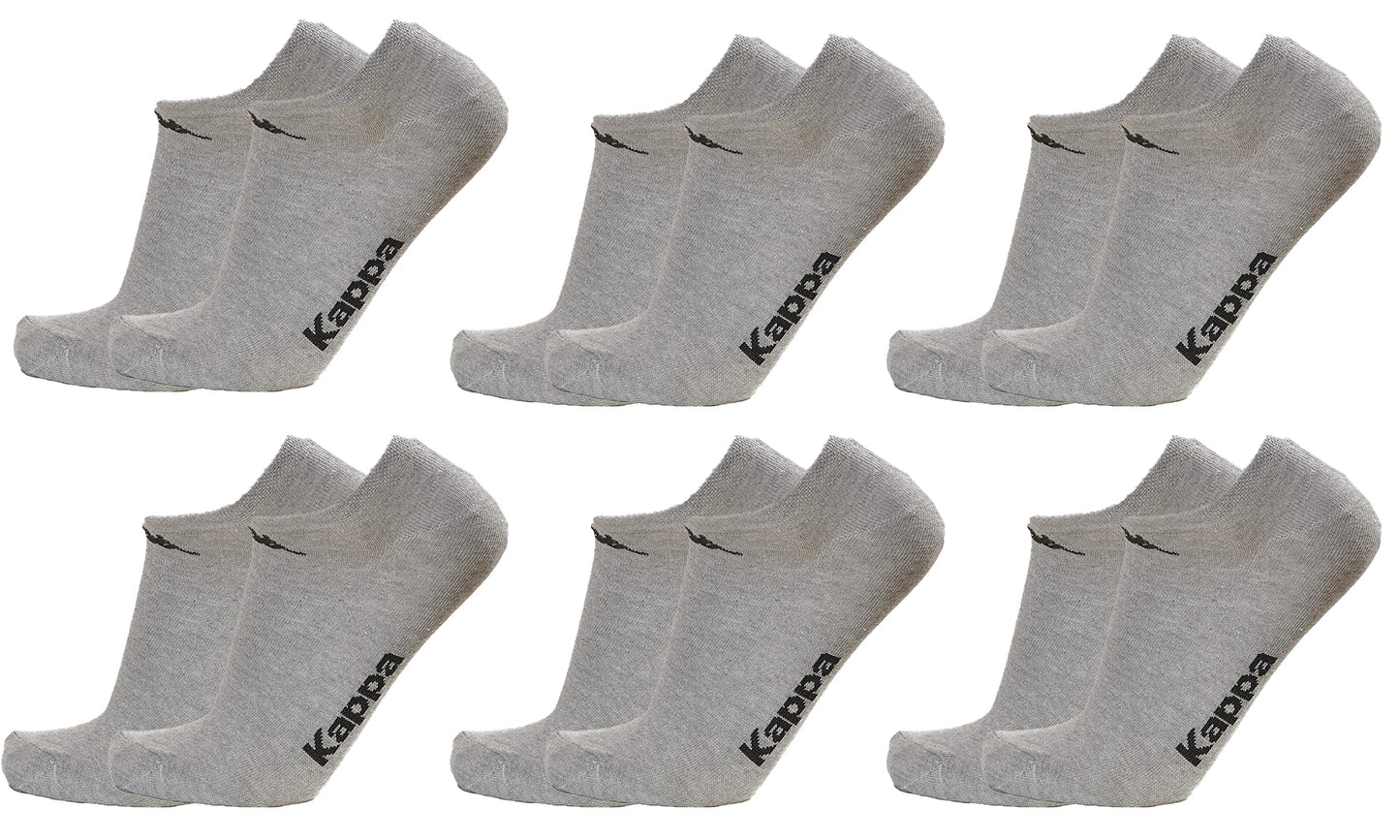 Kappa 6 paia calzini fantasmini invisibili sneakers in cotone modello unisex vari assortimenti. Home Shopping Italia