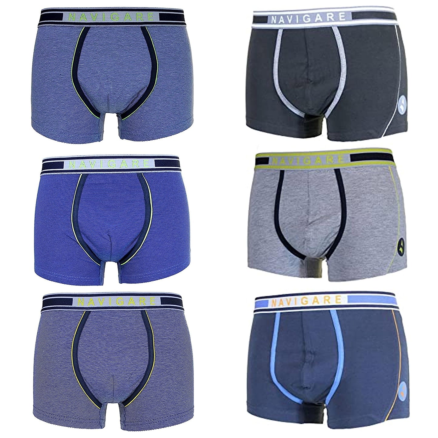 Navigare Boxer (Pacco da 6) Uomo