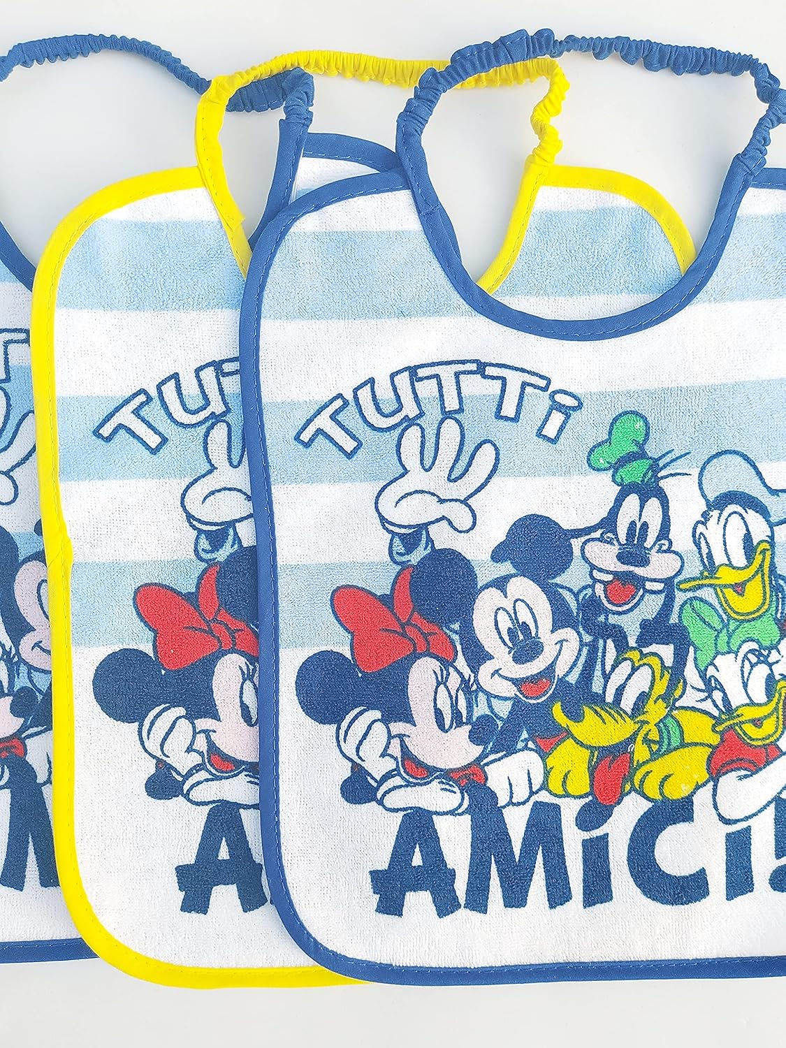 Set 6 bavaglini lunghi Disney fantasie assortite (Topolino) Home Shopping Italia