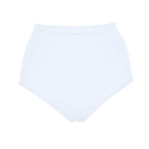 Set 6 Slip Donna Maxi in Cotone Elasticizzato Cotonella 3941 (Bianco, 10)