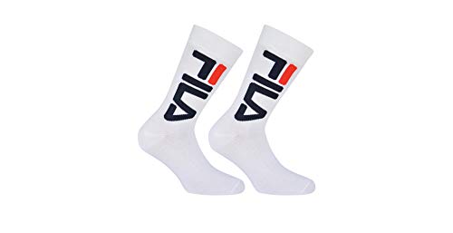 Fila F9632, Calzini Unisex, White, 43/46