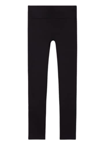 Collant Leggings donna termico in micropile colore nero varie taglie Art.JB980 - Jadea
