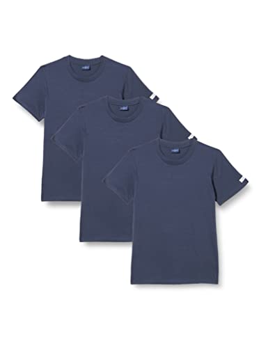 Navigare 513/XL Maglietta intima, Multicolore (Nero/Navi/ Jeans), XXXX-Large (Taglia produttore:9), Pacco da 3, Uomo