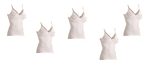 CANOTTA DONNA NOTTINGHAM IN COTONE ART. VS4311BW COL. BIANCO MIS. A SCELTA (3, BIANCO)