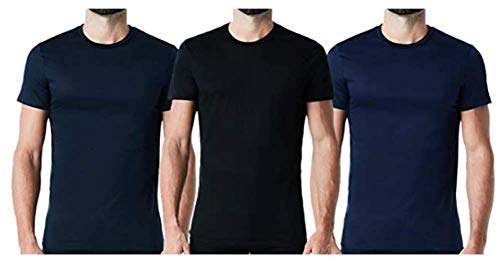 Maglia 6 Uomo Cotone Girocollo Bianco Nero Multicolore 30/113 Speedy Line - Home Shopping Italia 