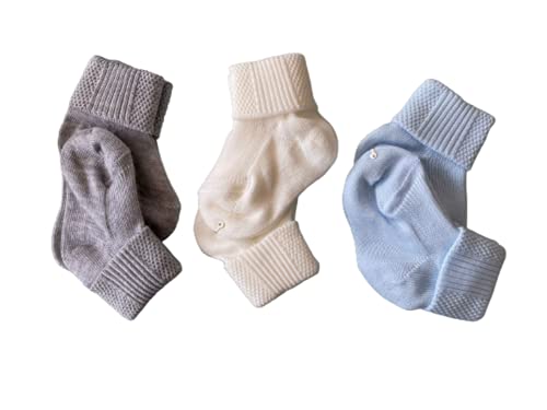 Bel Piccino 6 Paia Calzini in Caldo Cotone Neonato e neonata Colori Assortiti