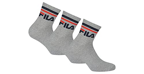 Fila F9398 Unisex, Calze Adulto, Grigio (Grey), 43-46 - Home Shopping Italia 