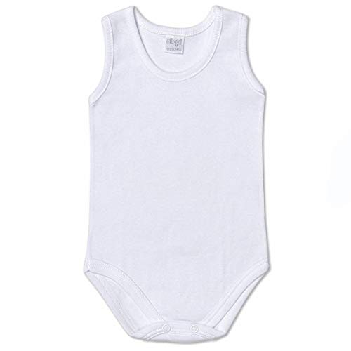 Ellepi Body in cotone leggero neonato spalla larga art. AF840 (3pz) - 3 anni, Bianco