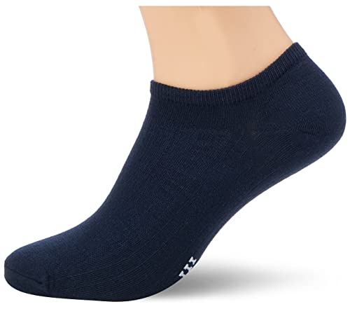 Pompea Cotton Calzini alla Caviglia, Blu (Blu 0070), (Taglia Produttore:39/42) (Pacco da 3) Uomo
