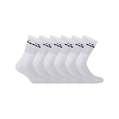 Diadora Chaussettes Tennis Diad/1tenx6 Calzini, Bianco (Blanc), 43/46 Uomo