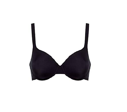 Generico Reggiseno Lormar Balconcino Liscio con Ferretto Bianco Nero Nudo Art. Mousse (4C, Nero)