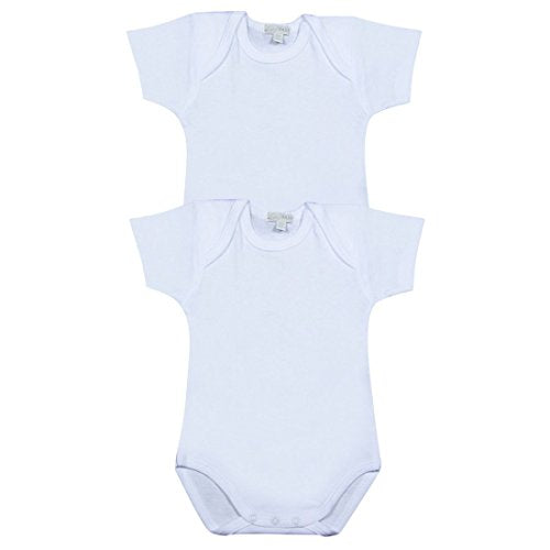 LIABEL Confezione da 3 Body Neonato/A Mezza Manica Baby in Cotone Felpato Art. 02828C T407 - Disponibile nel Colore Bianco - Home Shopping Italia 