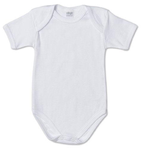 Ellepi AF802NR Body Americano Cotone Mezza Manica, Bianco, Taglia 12 Mesi