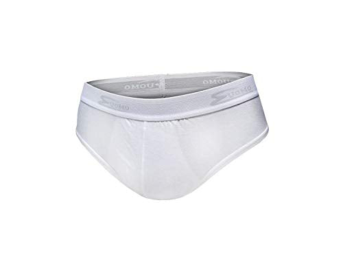 Cotonella Slip Uomo in Cotone BIELASTICO con Elastico PARLATO -Confezione da 6 Slip - Disponibile nei Colori Bianco, Nero o Assortito